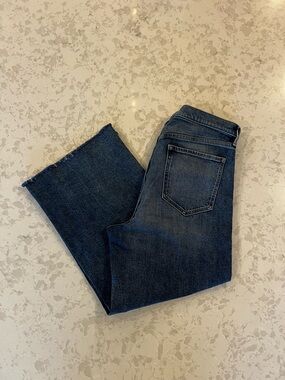 Banana Republic Cropped Wide-Leg Jeans